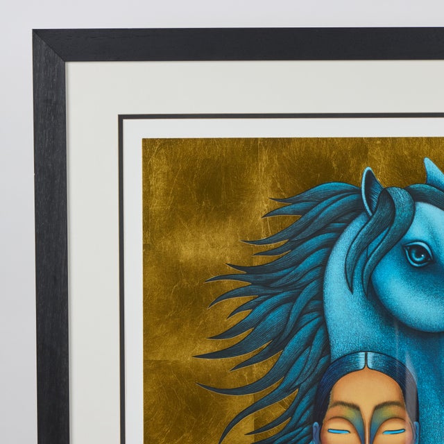 1970s Vintage Nivia Gonzalez Signed+ Numbered Serigraph Strength of Harvest" For Sale - Image 5 of 6
