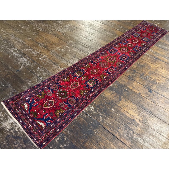 1920s Antique Hamadan Runner in Wool, 1920s For Sale - Image 5 of 18