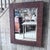 Vintage Wicker Framed Wall Mirror For Sale - Image 9 of 14