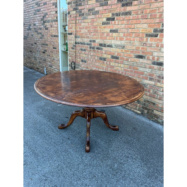 English 54" English Dining Table For Sale - Image 3 of 11