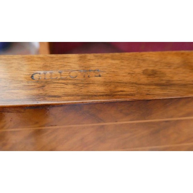 Antique Regency Walnut Credenza Bookcase from Gillows, 1820 For Sale - Image 18 of 18
