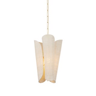 Hudson Valley Lighting Springhill 14.25 in. 3 Light Pendant in Gold Leaf Finish For Sale
