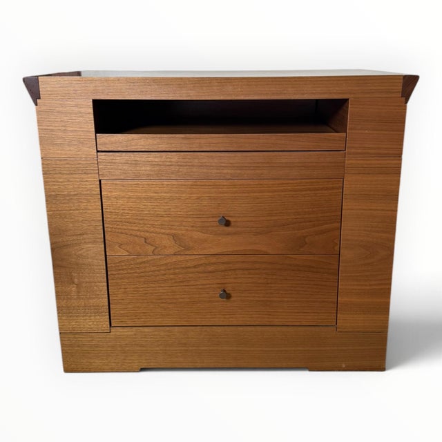 Postmodern Giorgetti Oli Modern Bedside Tables by Chi Wing Lo- A Pair For Sale - Image 3 of 8