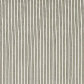 Sample - Schumacher Antique Ticking Stripe Fabric in Linen For Sale