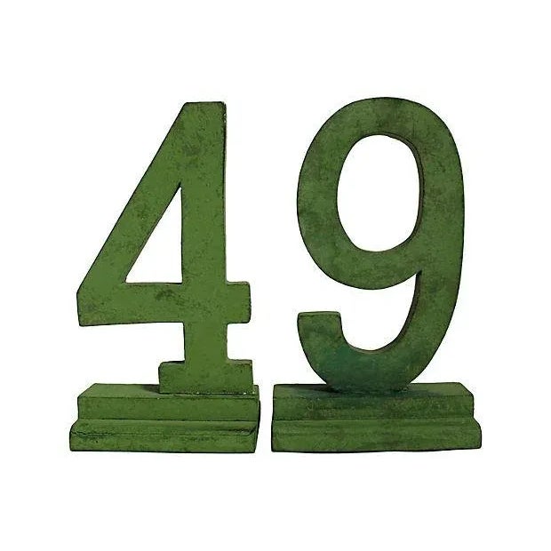 1960s 49 Numbers - Set of 2 For Sale - Image 5 of 5