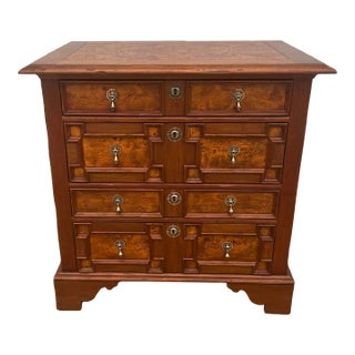 Late 20th Century Vintage Baker Furniture Chest of Drawers William & Mary Style For Sale
