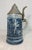 Antique Whites Utica Stoneware Pottery "Prince of Pilsen" Pewter Lidded Stein For Sale - Image 11 of 12
