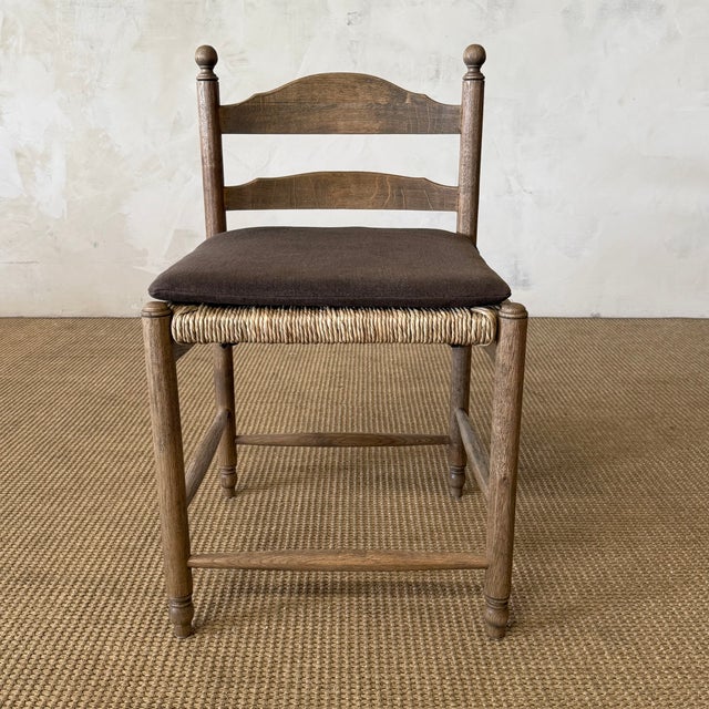 Kalmar White Oak Montana Brown Entry Chair For Sale - Image 9 of 12