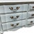 Shabby Chic Painted Triple Dresser Thomasville Light Blue Annie Sloan Paint Vintage Cottage For Sale - Image 3 of 9