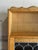 Brown Vintage Oak High Cabinet With Glass Door Hutch Display Storage Unit 1970s For Sale - Image 8 of 10