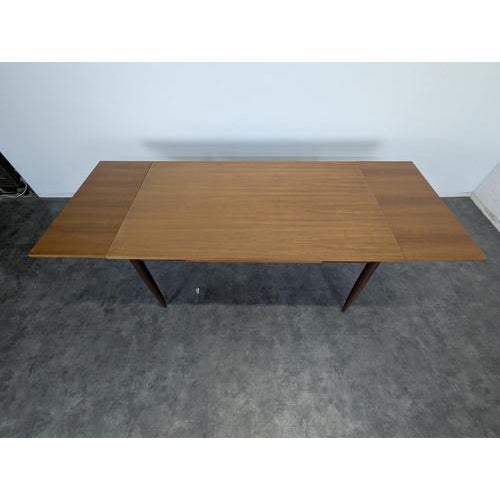 Wood Extendable Italian-Style Table, 1960s For Sale - Image 7 of 8