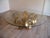 Mid-Century Gold Glass & Forged Steel Coffee Table, 1960s For Sale - Image 17 of 18
