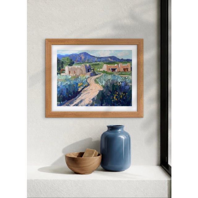 Expressionist Southwest Oil Painting Landscape For Sale - Image 4 of 9