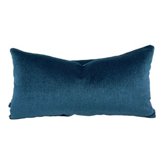 Teal Mohair 12"x22" Pillows-A Pair For Sale