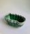 Vintage U P C O Ruffled Glazed Green & White Pottery Container For Sale - Image 4 of 12