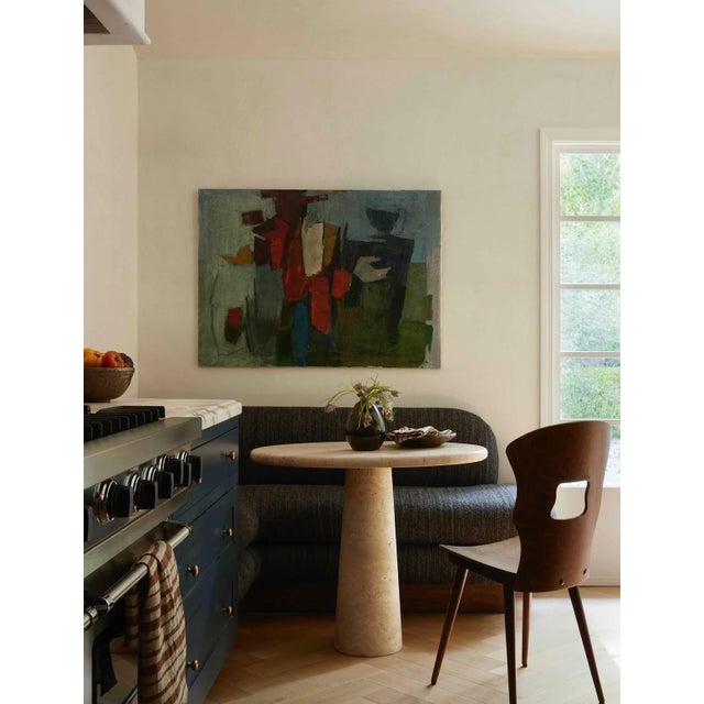 Stone Viola Veined Violet Round Dining Table by My Habitat Design For Sale - Image 7 of 8