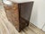 Art Deco Walnut Burl Chest of Drawers with Black Glass Top and Brass Handles, 1940 For Sale - Image 3 of 18