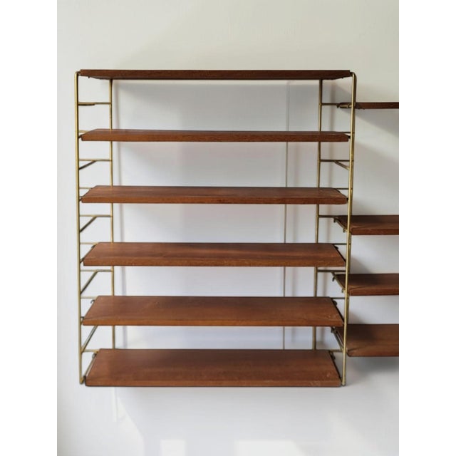 Scandinavian Modular Shelving Unit, 1960s For Sale - Image 3 of 12