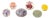 Collection of Six French, Scottish, and Murano Glass Paperweights For Sale