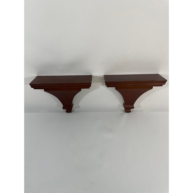 Late 20th Century Vintage Kensington Row Wall Shelf Brackets Corbels For Sale - Image 4 of 17