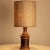 Textured Ceramic Table Lamp with Lampshade attributed to R. Houben, 1970s For Sale - Image 6 of 9