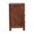 Chestnut-Finish Mango Wood Curved Nightstand For Sale - Image 4 of 8