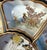 Metal Vintage Japanese Porcelain 7-Pc Lazy Susan Sweet Meat Set Birds Flowers Gold For Sale - Image 7 of 13