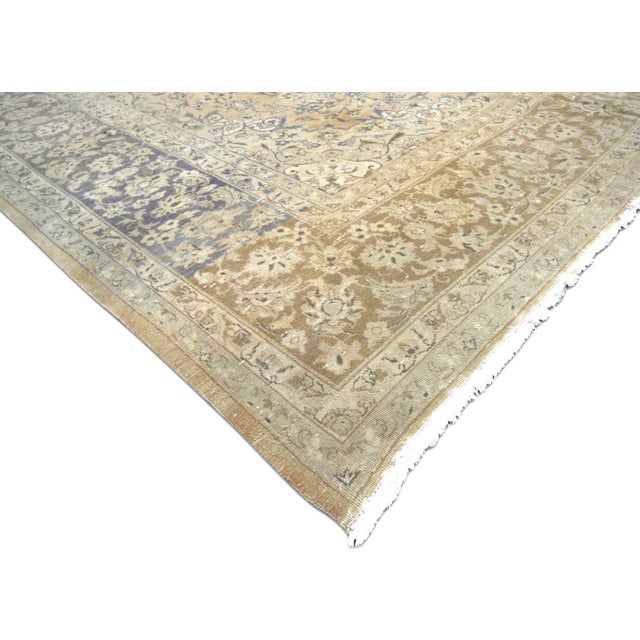 Transitional 1960s Persian Tabriz Rug For Sale - Image 3 of 5