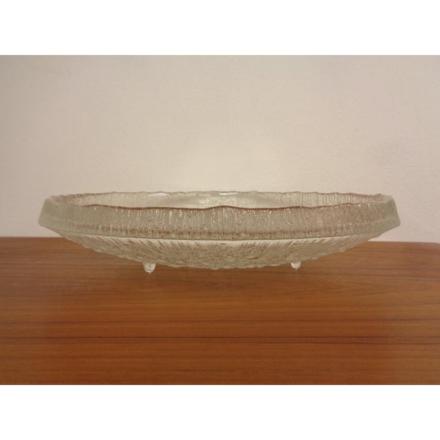 Tapio Wirkkala Large Glass Bowl by Tapio Wirkkala for Iittala, Finland, 1960s For Sale - Image 4 of 14
