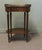 French 19th Century Side Table or Lamp Table This is a good quality French kidney shaped marble top table with a drawer...