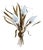 Large Vintage Bouquet Wall Light from Kögl For Sale