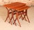 Danish mid century teak nest of tables by johannes andersen for cfc silkeborg, circa 1960s. Excellent restored condition....