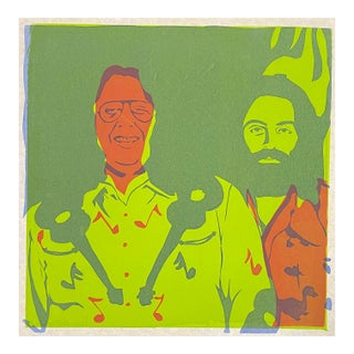 1970s Richard Snyder Musicians Serigraph For Sale