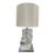 Jacques Garcia for Baker Furniture Polished Quartz Table Lamp For Sale