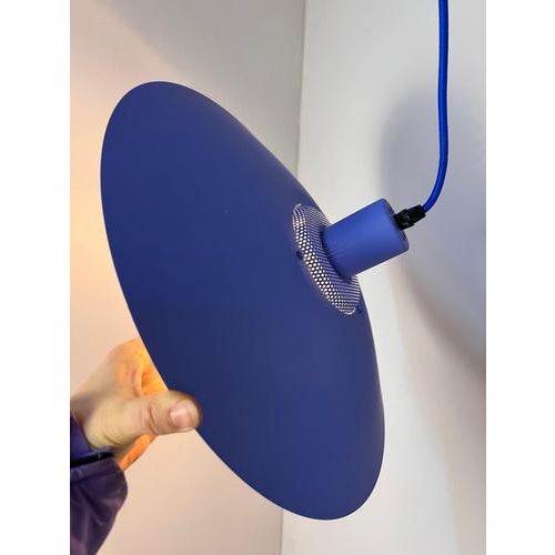 Danube Hanging Lamp in Blue from JEKA For Sale - Image 6 of 11