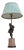 Theodore Alexander Bronze Sculpture of Man Table Lamp For Sale