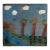 Folk Art Landscape, Mixed Media on Board, Early 20th C For Sale