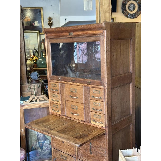 Commercial Filing Cabinet from Globe Wernicke, 1890s For Sale - Image 5 of 12