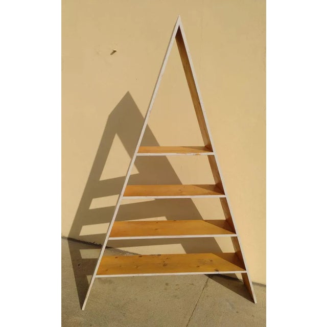 Wood Vintage Wood Bookshelf, 1980s For Sale - Image 7 of 7