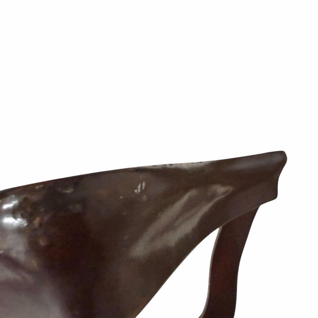 Wood Vintage Mid Century Large Regency Style Decorative Wall Display Bracket For Sale - Image 7 of 12