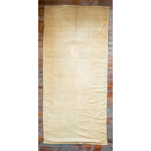 19th Century Chinese Large Embroidered Textile Panel of a Lady For Sale - Image 12 of 12