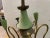 Green Italian Bronze Chandelier from Stilnovo, 1950s For Sale - Image 8 of 10