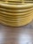 Wood Vintage Stacked 9 Strand Rattan Ottoman/Footstool For Sale - Image 7 of 7