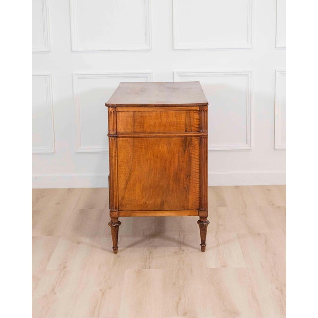 Louis XVI Walnut Chest Of Drawers Circa 1780 For Sale - Image 4 of 8