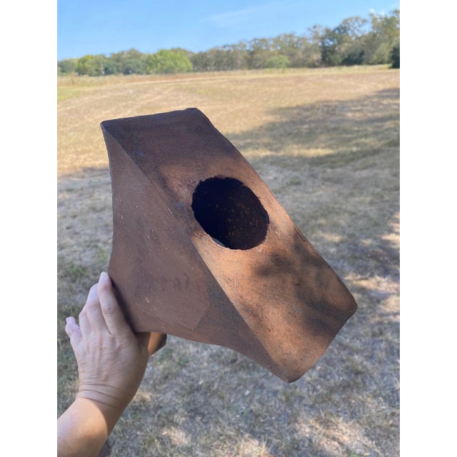 Welded Steel Sculptures (After Serra), a Pair For Sale - Image 12 of 18