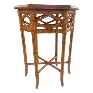 Late 20th Century Tommy Bahama Beach House Coral Springs Side Table For Sale