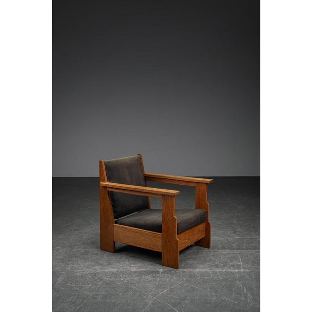 Vintage Hague School Lounge Chair, 1920s For Sale - Image 14 of 15