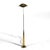 Cedric Hartman Cedric Hartman 91 Co Floor Lamp in Brass and Stainless Steel For Sale - Image 4 of 12