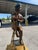 Bronze Statue of a Girl on a Stool Drinking Champaign, 1960s For Sale - Image 9 of 9