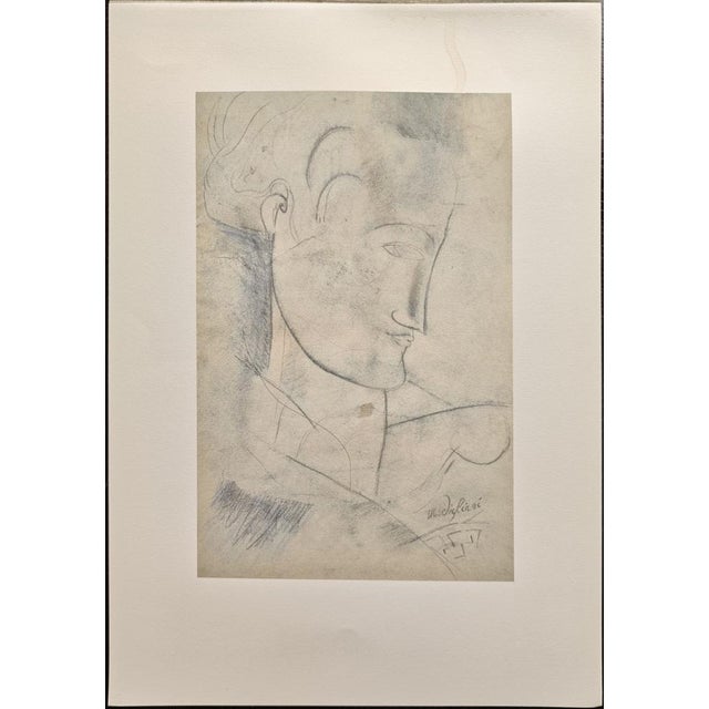 A. Modigliani, Testa / Head, Lithograph For Sale - Image 7 of 8